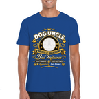 Personalised Dog Uncle T-Shirt – Custom Dog Photo & Name Gift