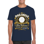 Personalised Dog Uncle T-Shirt – Custom Dog Photo & Name Gift