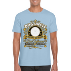 Personalised Dog Uncle T-Shirt – Custom Dog Photo & Name Gift