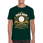 Personalised Dog Nan T-Shirt – Custom Dog Photo & Name Gift
