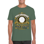 Personalised Dog Grandad T-Shirt – Custom Dog Photo & Name Gift