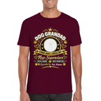 Personalised Dog Grandad T-Shirt – Custom Dog Photo & Name Gift