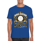 Personalised Dog Sister T-Shirt – Custom Dog Photo & Name Gift