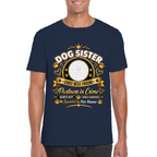 Personalised Dog Sister T-Shirt – Custom Dog Photo & Name Gift
