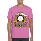 Personalised Dog Sister T-Shirt – Custom Dog Photo & Name Gift
