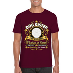 Personalised Dog Sister T-Shirt – Custom Dog Photo & Name Gift