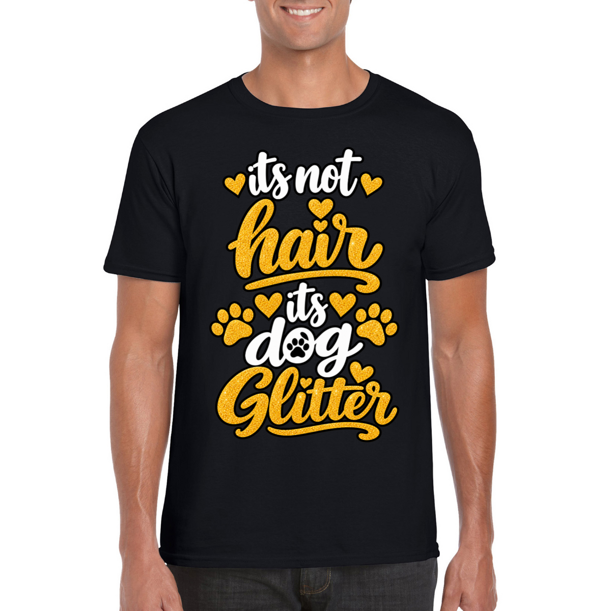 It’s Not Hair It’s Dog Glitter T-shirt for dog lovers