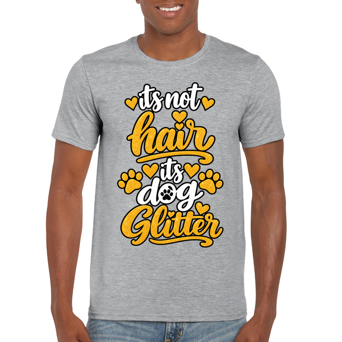 It’s Not Hair, It’s Dog Glitter T-Shirt