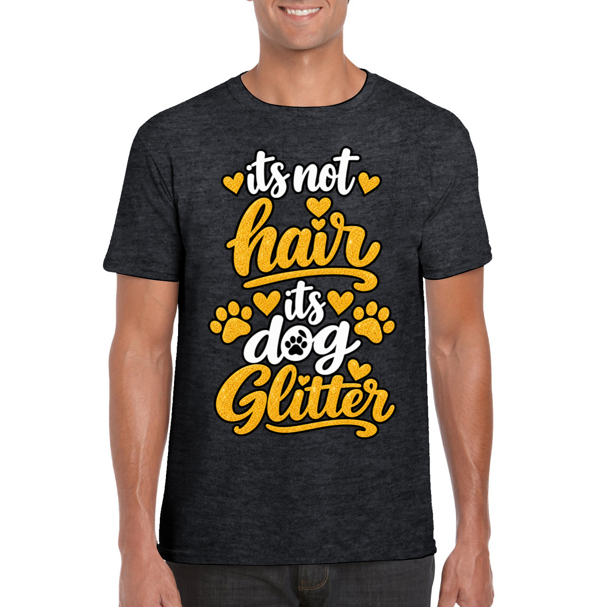 It’s Not Hair, It’s Dog Glitter T-Shirt
