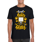 Personalised Dog Glitter T-shirt with custom dog photo and name