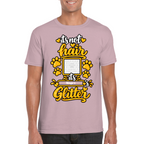 Personalised Dog Glitter T-Shirt – Custom Dog Photo & Name