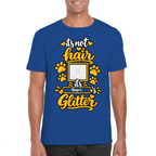 Personalised Dog Glitter T-Shirt – Custom Dog Photo & Name