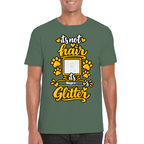 Personalised Dog Glitter T-Shirt – Custom Dog Photo & Name