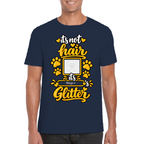 Personalised Dog Glitter T-Shirt – Custom Dog Photo & Name