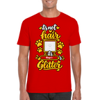 Personalised Dog Glitter T-Shirt – Custom Dog Photo & Name