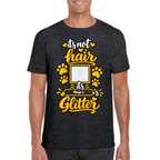 Personalised Dog Glitter T-Shirt – Custom Dog Photo & Name