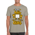 Personalised Dog Glitter T-Shirt – Custom Dog Photo & Name