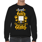 Personalised Dog Glitter Classic Sweatshirt – Custom Dog Photo & Name