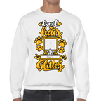Personalised Dog Glitter Classic Sweatshirt – Custom Dog Photo & Name