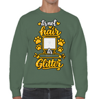 Personalised Dog Glitter Classic Sweatshirt – Custom Dog Photo & Name