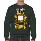 Personalised Dog Glitter Classic Sweatshirt – Custom Dog Photo & Name