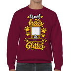 Personalised Dog Glitter Classic Sweatshirt – Custom Dog Photo & Name