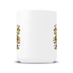 Personalised Dog Uncle 15oz mug side view showing wraparound design