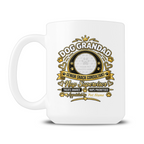 Personalised Dog Grandad 15oz mug with custom dog photo and name