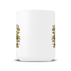 Personalised Dog Grandad 15oz mug side view showing wraparound design