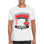 Personalised I Thought I Rescued My Dog – He T-Shirt – Custom Dog Photo & Name