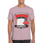 Personalised I Thought I Rescued My Dog – He T-Shirt – Custom Dog Photo & Name