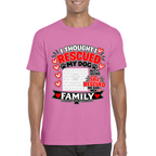 Personalised I Thought I Rescued My Dog – He T-Shirt – Custom Dog Photo & Name