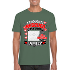 Personalised I Thought I Rescued My Dog – She T-Shirt – Custom Dog Photo & Name