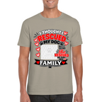 Personalised I Thought I Rescued My Dog – She T-Shirt – Custom Dog Photo & Name