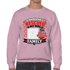 Personalised I Thought I Rescued My Dog – He Sweatshirt – Custom Dog Photo & Name