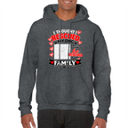 Personalised I Thought I Rescued My Dog – He Hoodie – Custom Dog Photo & Name