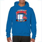 Personalised I Thought I Rescued My Dog – He Hoodie – Custom Dog Photo & Name