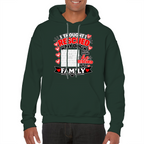 Personalised I Thought I Rescued My Dog – He Hoodie – Custom Dog Photo & Name
