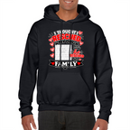 Personalised I Thought I Rescued My Dog – He Hoodie – Custom Dog Photo & Name