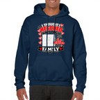 Personalised I Thought I Rescued My Dog – He Hoodie – Custom Dog Photo & Name