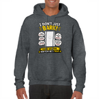 Personalised I Don't Just Bark Hoodie – Custom Dog Photo & Name Gift