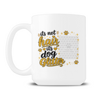 Personalised Dog Glitter 15oz Mug – Your Dog’s Photo