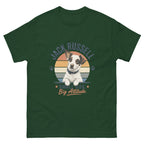 Forest green front view - Jack Russell Small Dog Big Attitude T-Shirt - Funny Gift for Dog Lovers