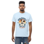 Light blue front view - Jack Russell Small Dog Big Attitude T-Shirt - Funny Gift for Dog Lovers
